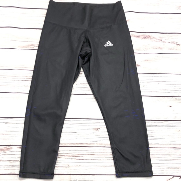 ADIDAS TECHFIT CAPRI  SIZE XS, BLACK - Picture 1 of 6